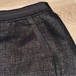 Ann Taylor Fine Italian Black Pencil Skirt